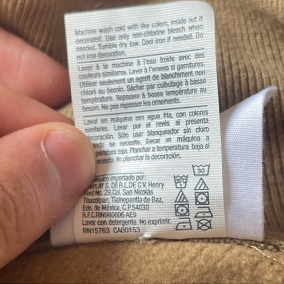 Unisex yellow Champion reverse weave Full Zip Mock Neck sweatshirt size small - Picture 6 of 6